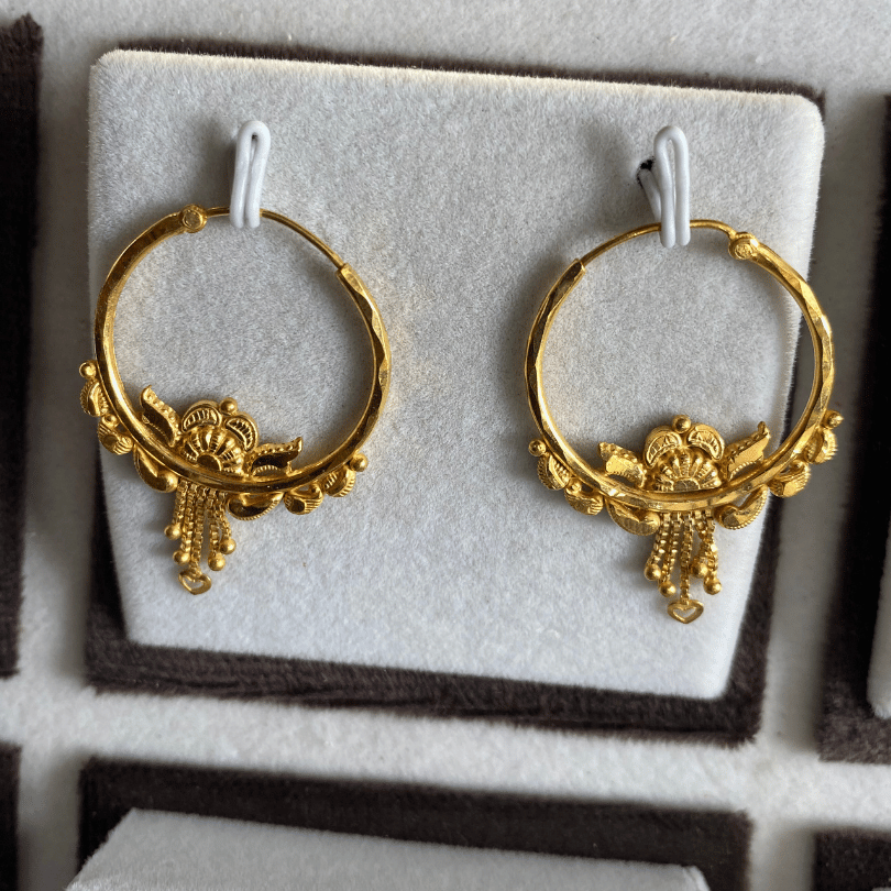 One Gram Gold Earring