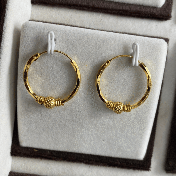 One Gram Gold Earring