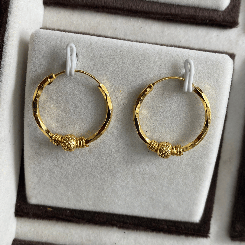 One Gram Gold Earring