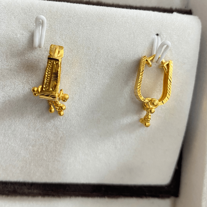 One Gram Gold Earring
