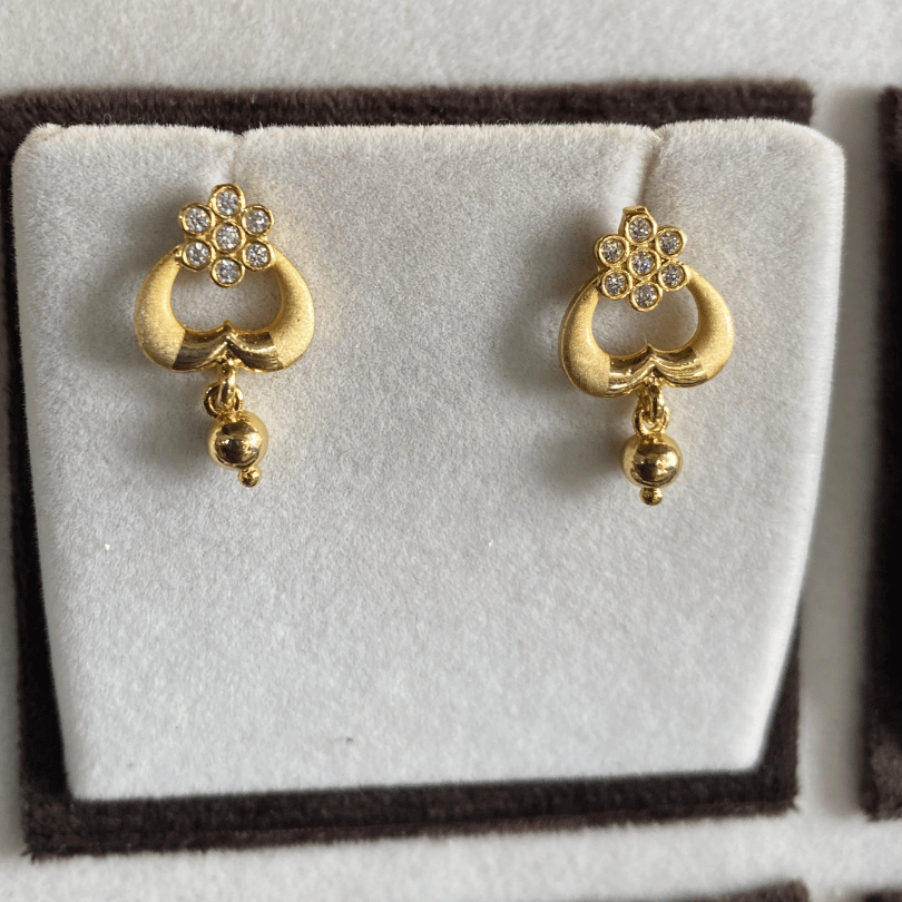 One Gram Gold Earring