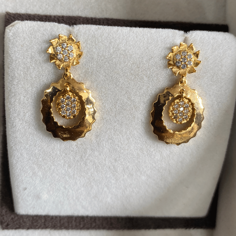One Gram Gold Earring
