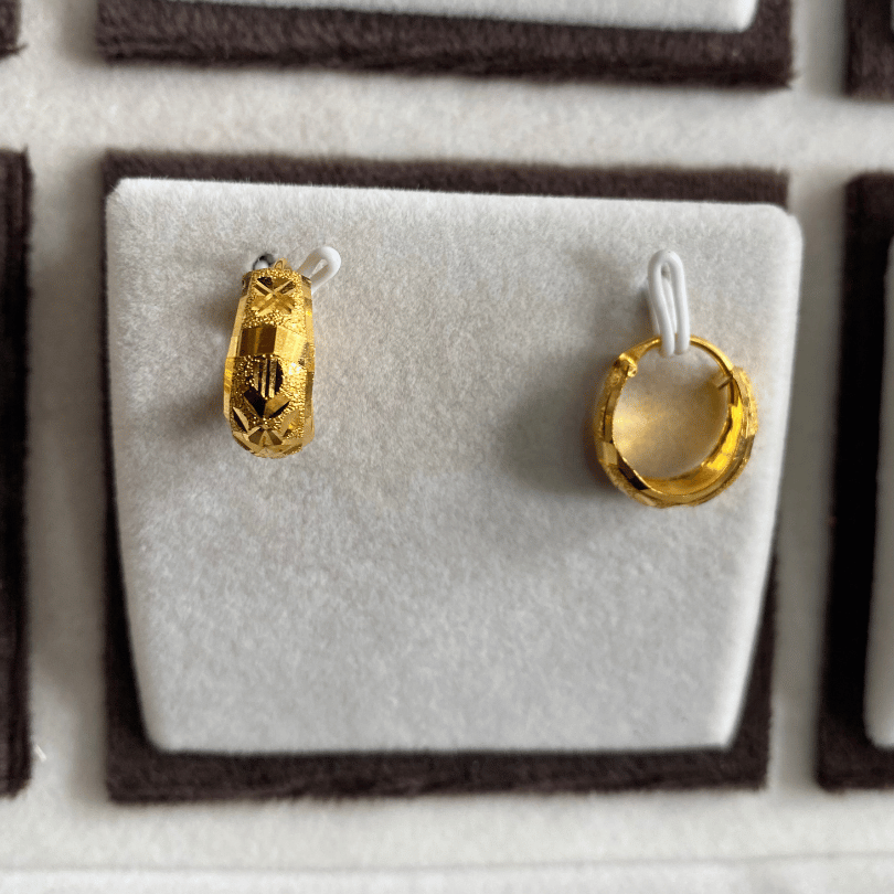 One Gram Gold Earring