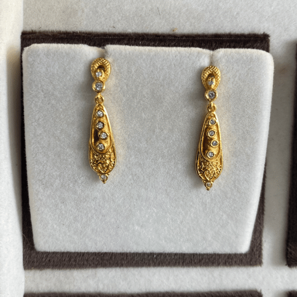 One Gram Gold Earring