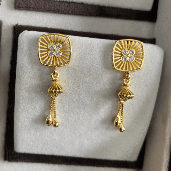 One Gram Gold Earring