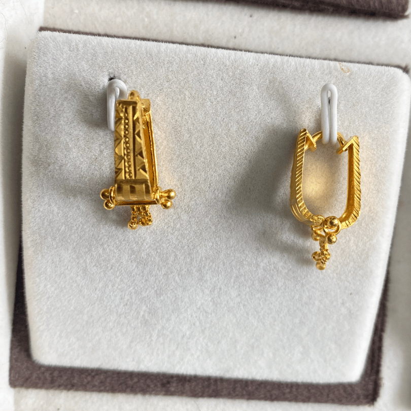 One Gram Gold Earring