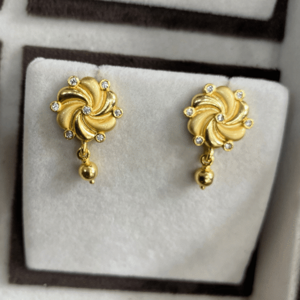 One Gram Gold Earring