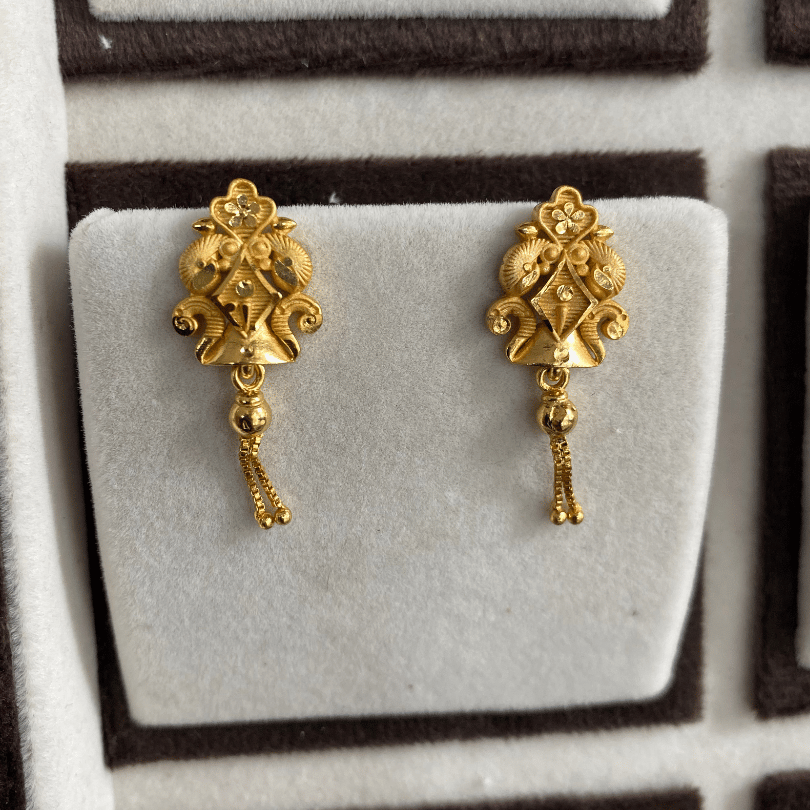One Gram Gold Earring