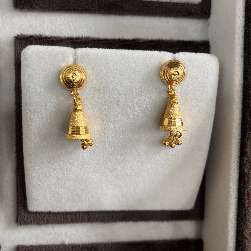 One Gram Gold Earring