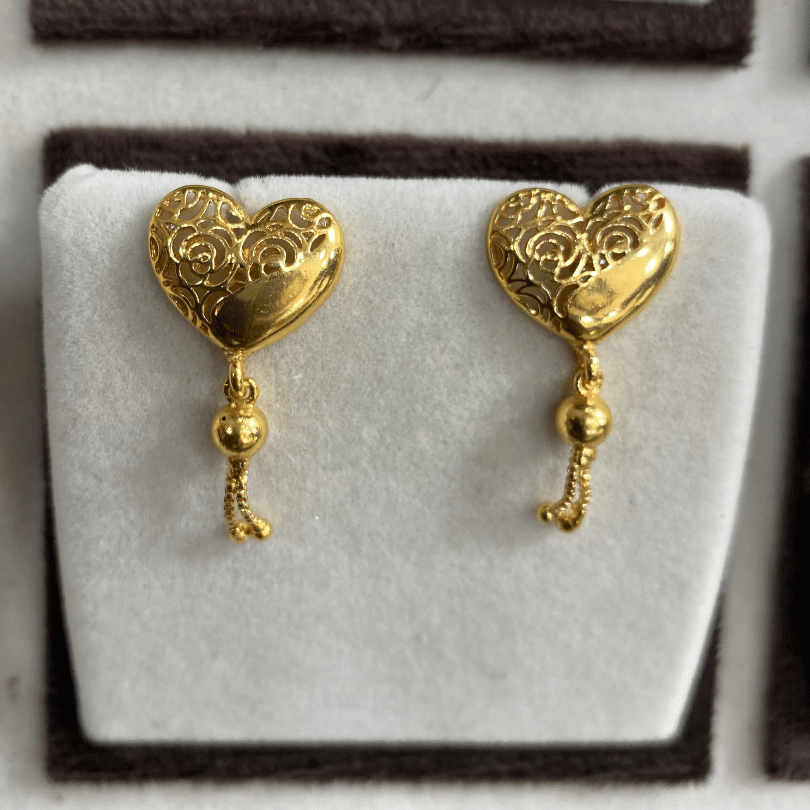 One Gram Gold Earring