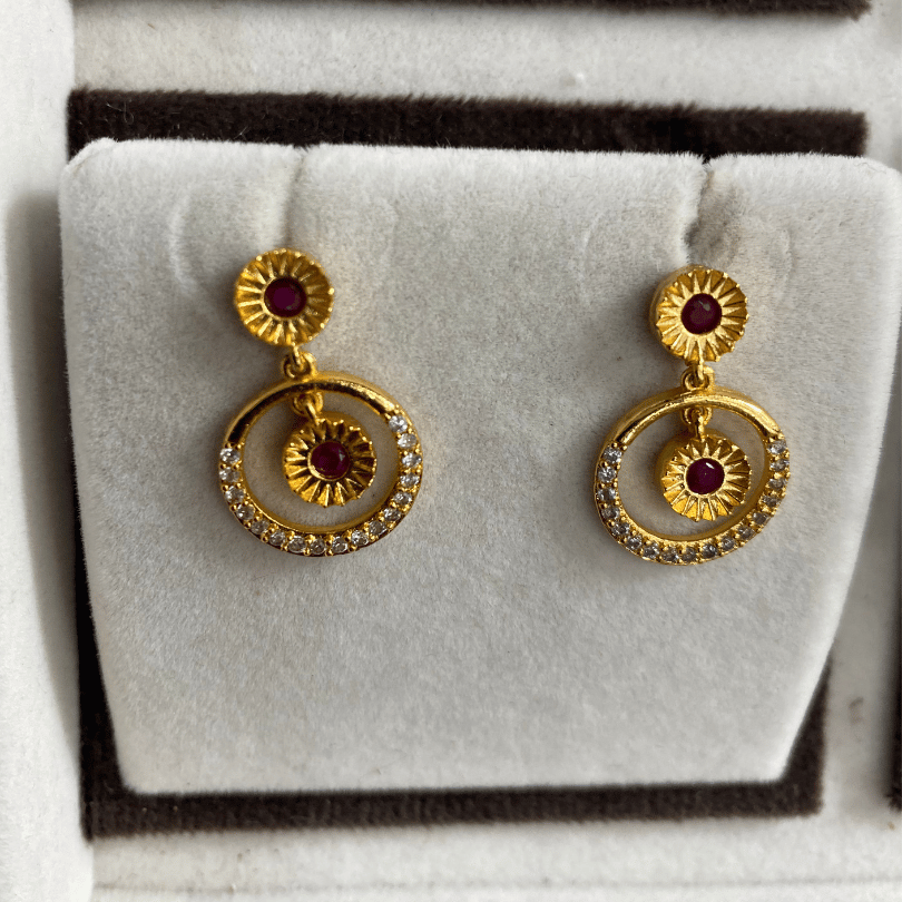 One Gram Gold Earring