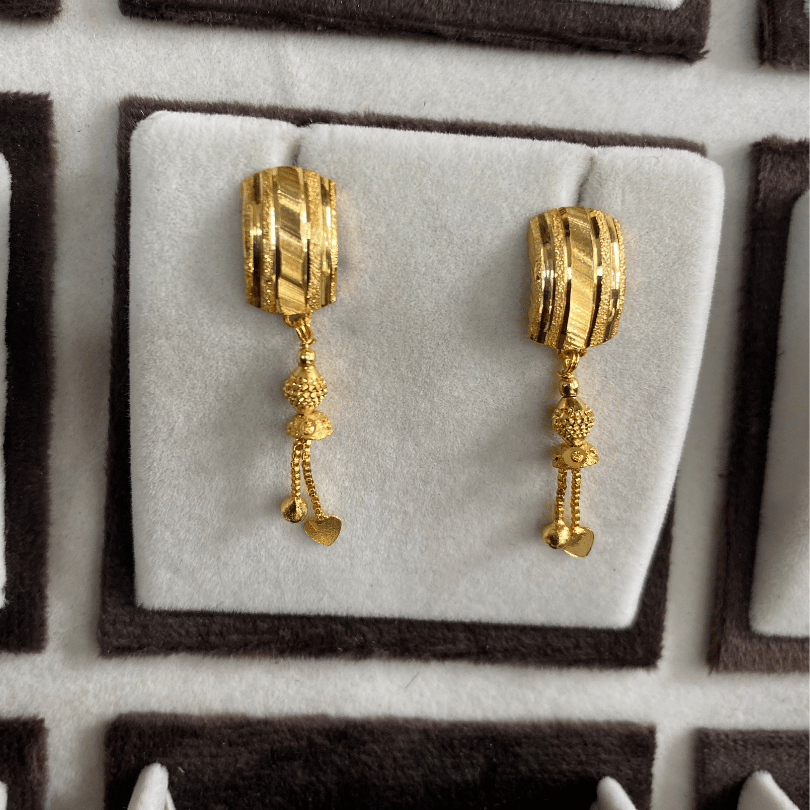 One Gram Gold Earring