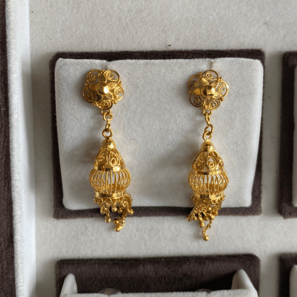 One Gram Gold Earring