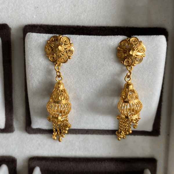 One Gram Gold Earring