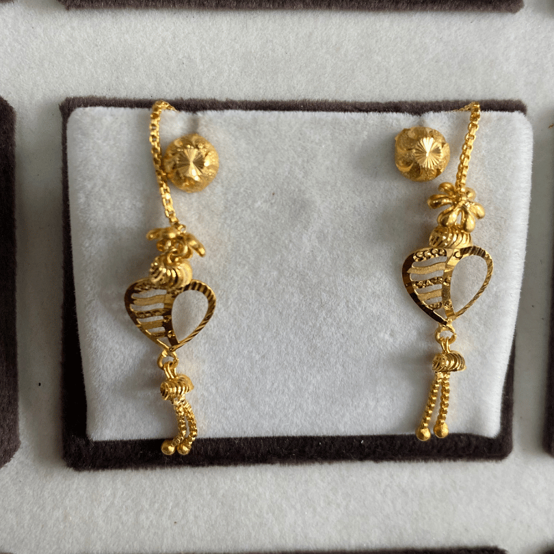 One Gram Gold Earring