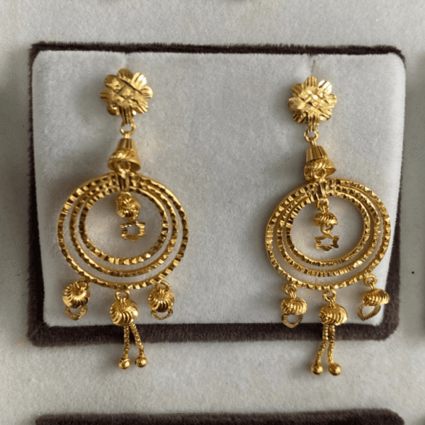 One Gram Gold Earring