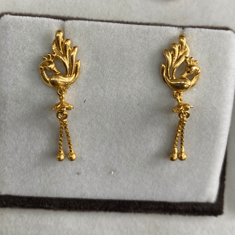 One Gram Gold Earring