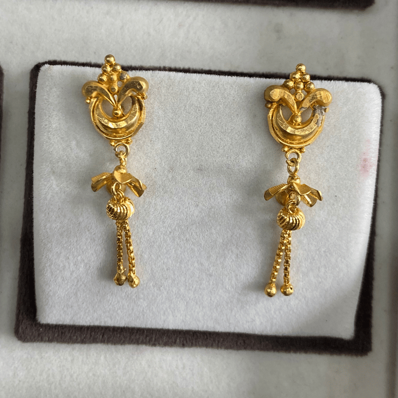 One Gram Gold Earring