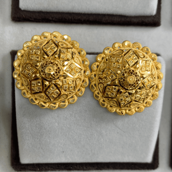 One Gram Gold Earring