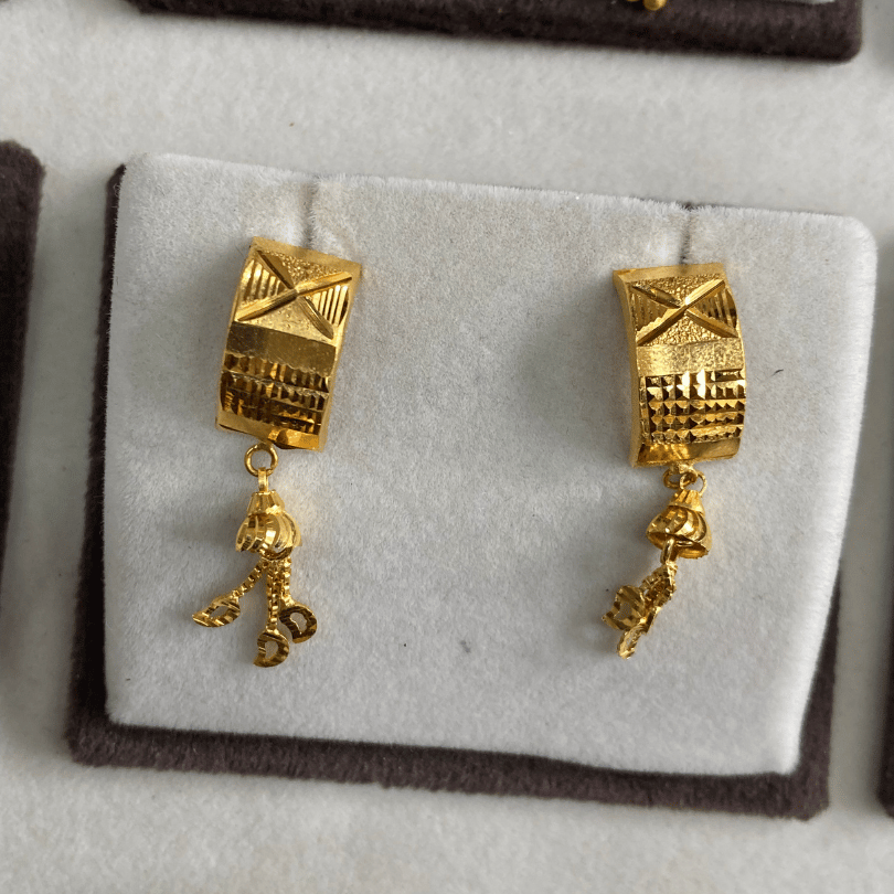 One Gram Gold Earring