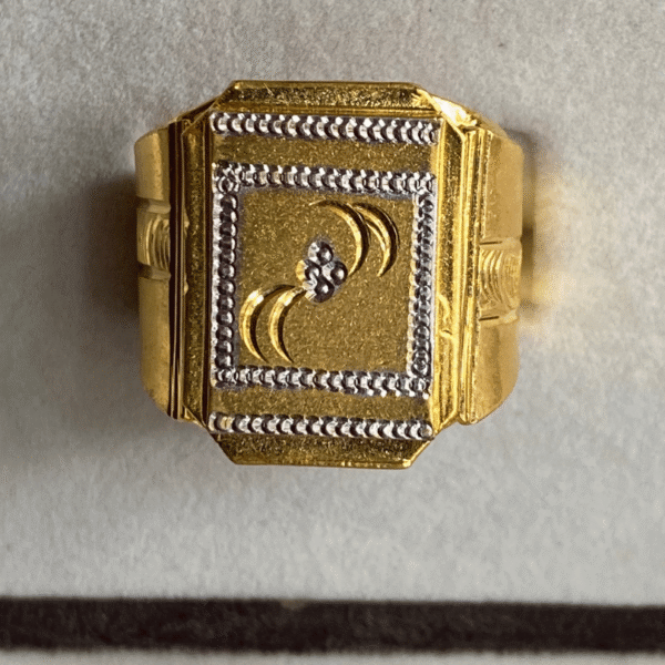 One Gram Gold Men Ring - Image 2