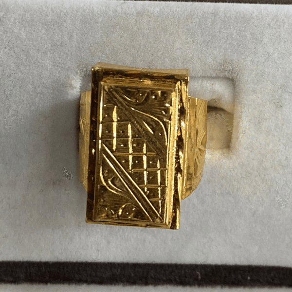 One Gram Gold Men Ring - Image 2