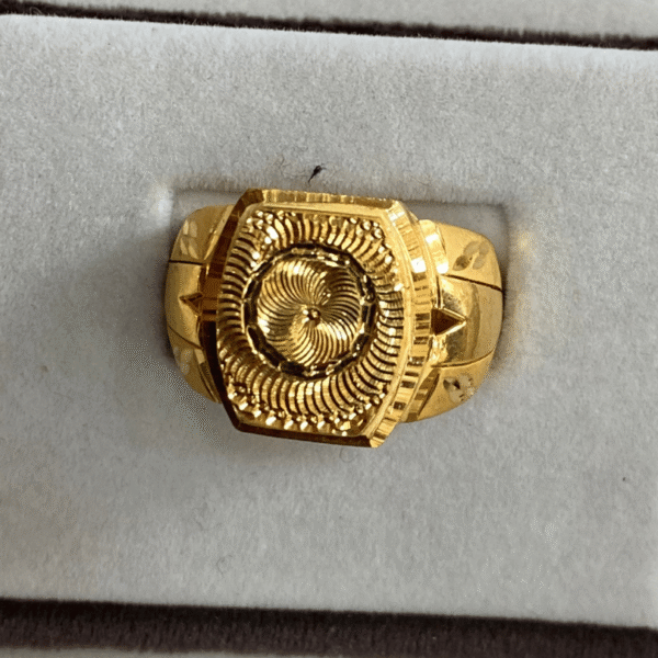 One Gram Gold Men Ring - Image 2