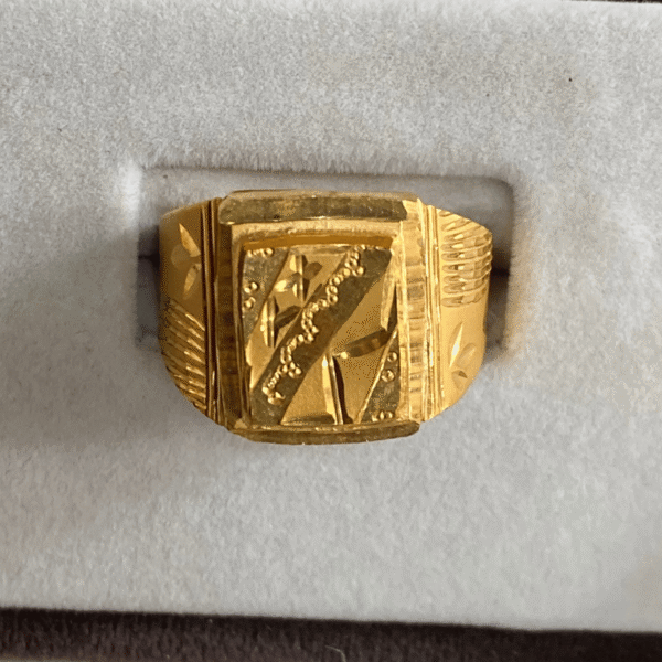 One Gram Gold Men Ring - Image 2