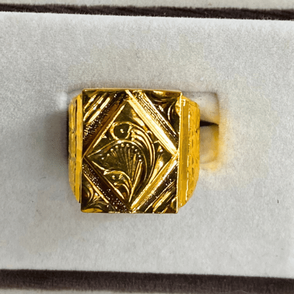 One Gram Gold Men Ring - Image 2