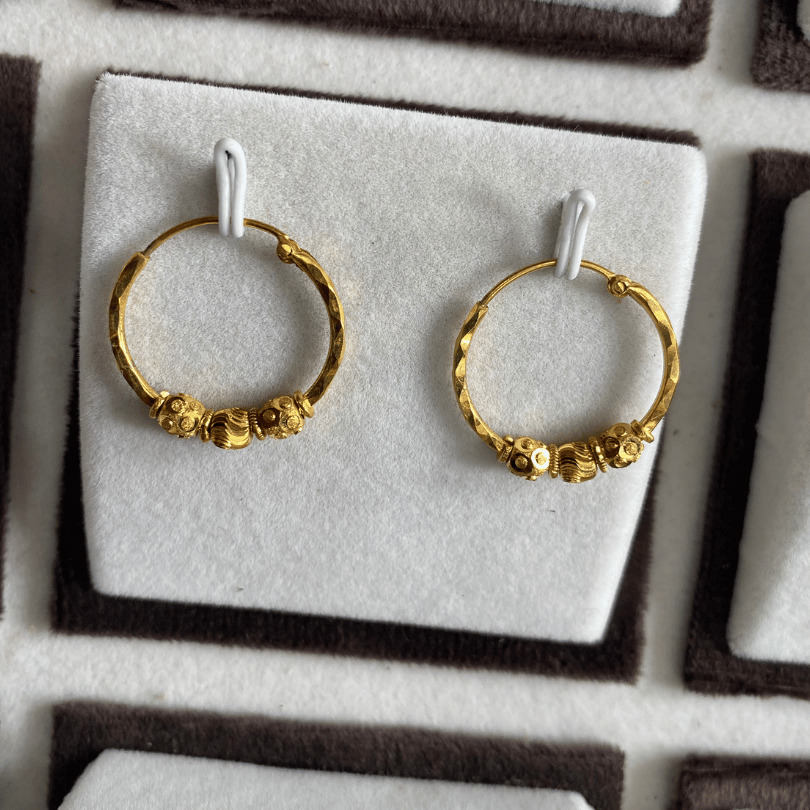One Gram Gold Earring