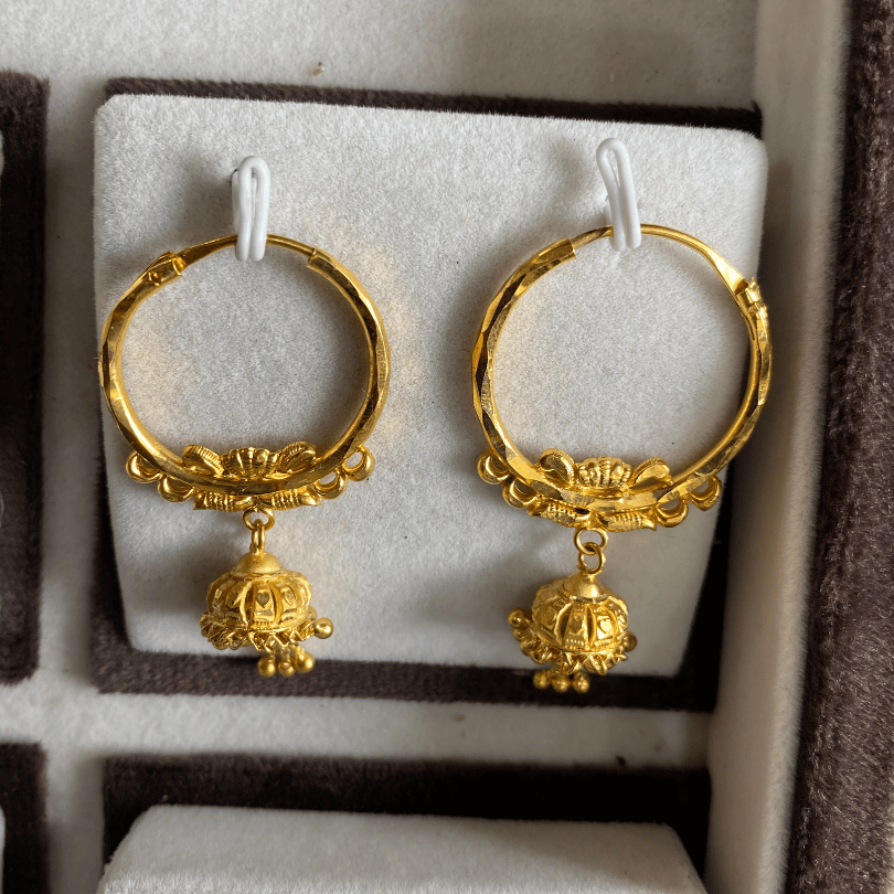 One Gram Gold Earring