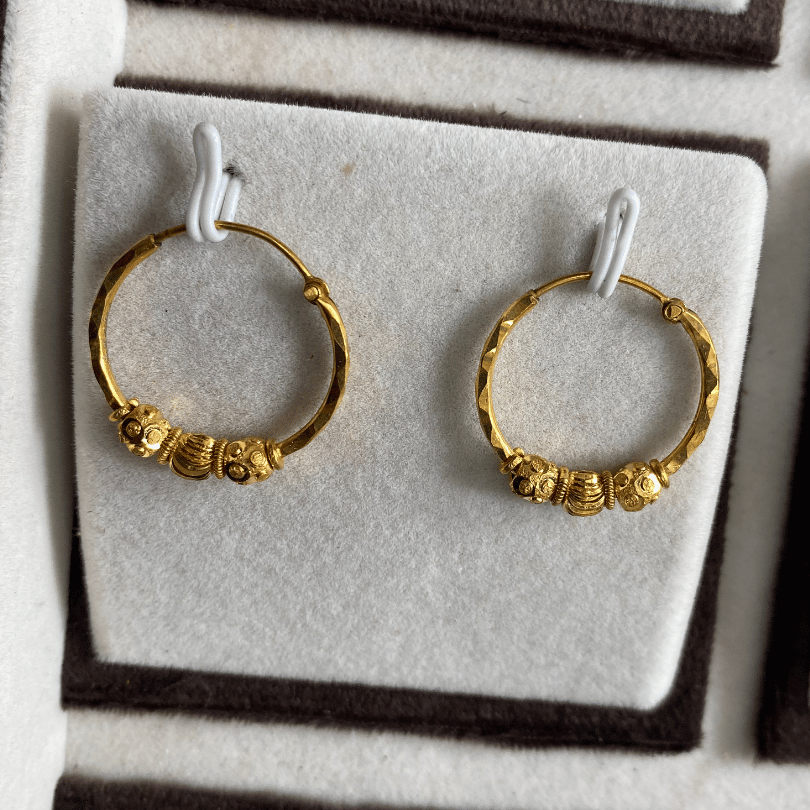 One Gram Gold Earring