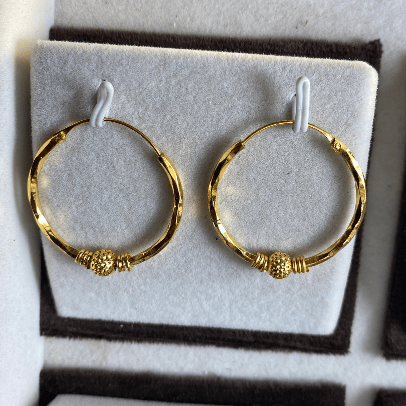 One Gram Gold Earring