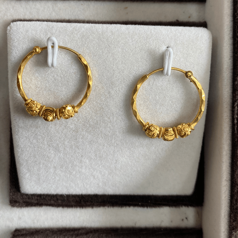 One Gram Gold Earring